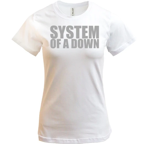 Жіноча футболка, Білий, System Of A Down Band