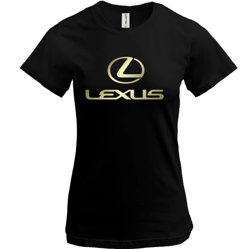 Женская футболка, Черный, Lexus