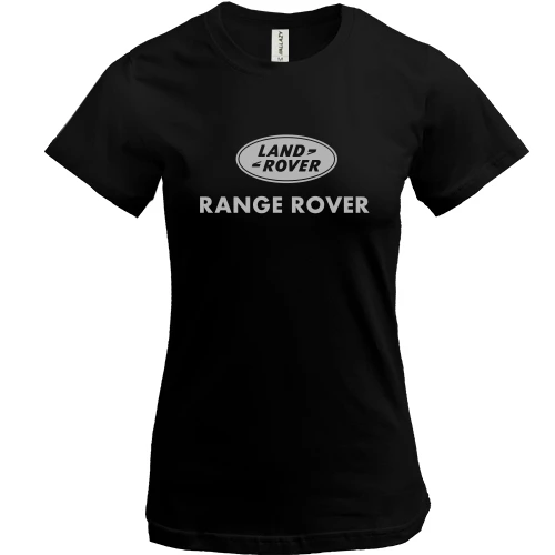 Женская футболка, Черный, Range Rover