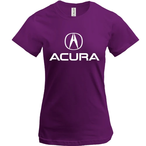 Женская футболка, Фиолетовый, Acura