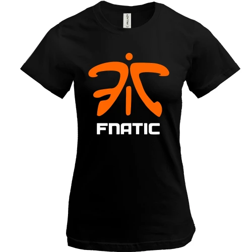Женская футболка, Черный, Fnatic Dota 2