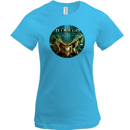 Жіноча футболка, Синій, Diablo - Eternal Collection