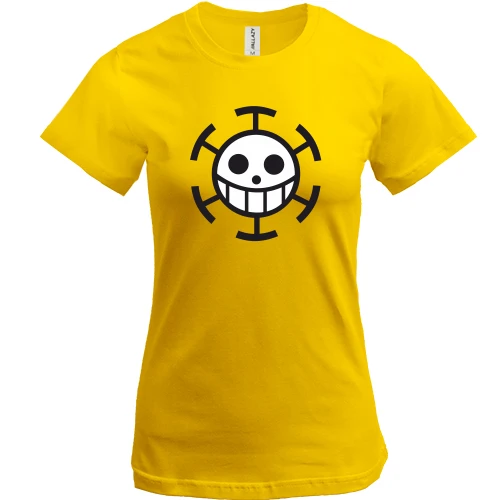 Жіноча футболка, Жовтий, One Piece