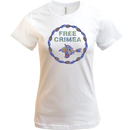 Жіноча футболка Free Crimea