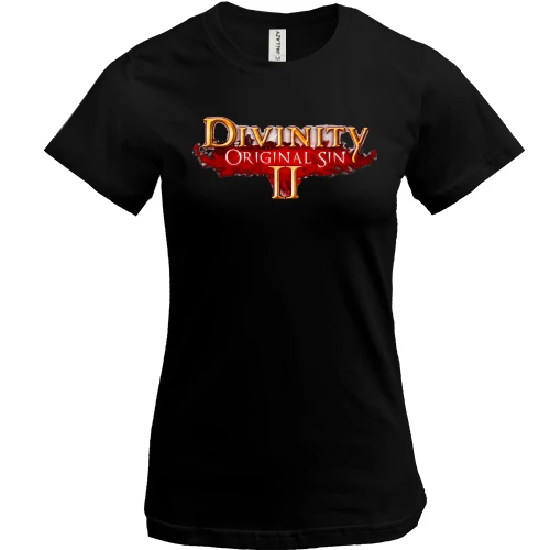 Жіноча футболка, Чорний, з постером гри Divinity 2 - Original Sin