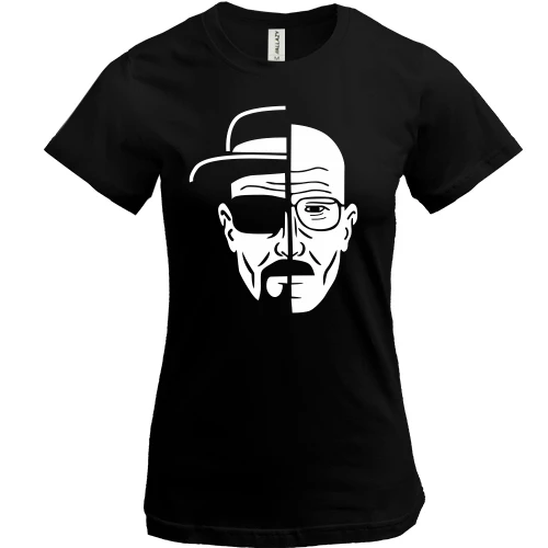 Жіноча футболка, Чорний, Breaking Bad - Уолт