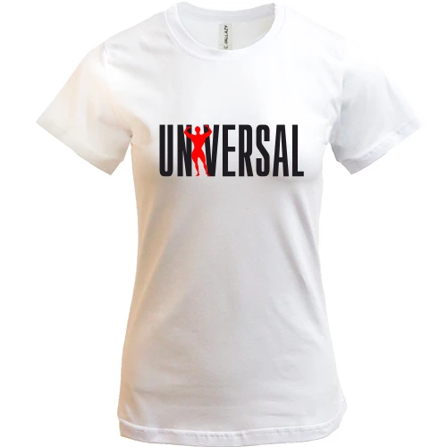 Женская футболка, Белый, Universal