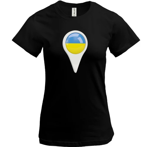 Женская футболка, Черный, UA тут
