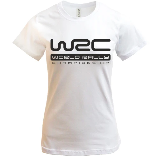 Женская футболка, белый, WRC