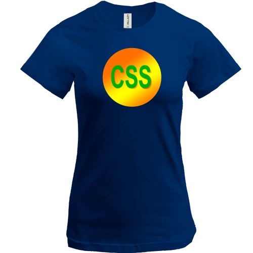 Жіноча футболка для програміста CSS