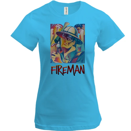 Женская футболка FIREMAN
