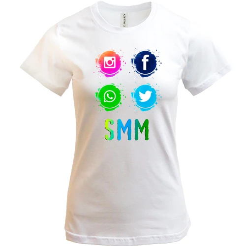 Женская футболка для SMM