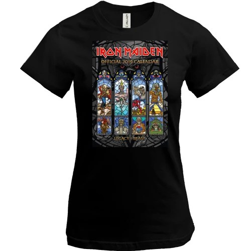 Женская футболка, Черный, Iron Maiden - Legacy of the Beast (2)