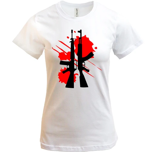 Женская футболка, Белый, Counter strike (12)