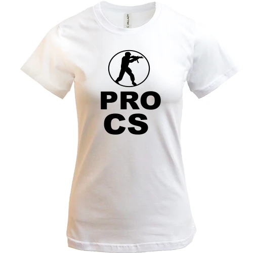 Женская футболка, Белый, Counter Strike Pro