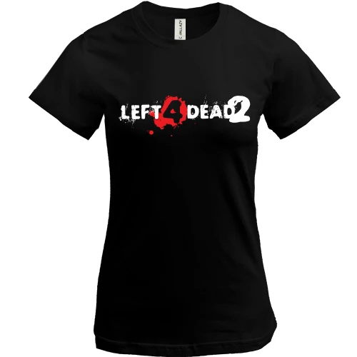 Женская футболка, Черный, Left 4 dead 2