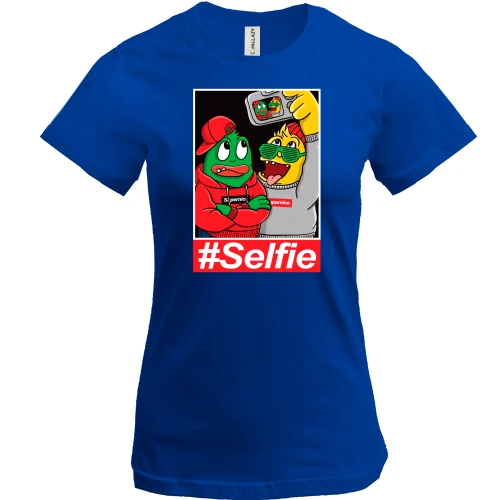 Женская футболка #Selfie