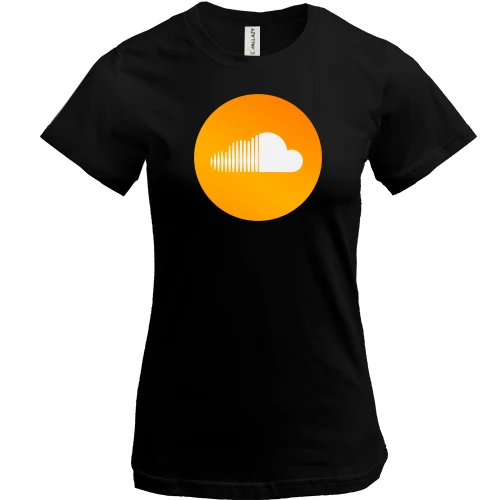 Женская футболка SoundCloud
