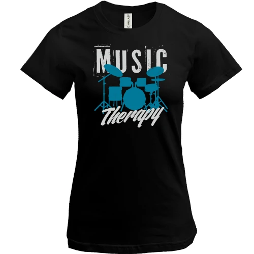 Жіноча футболка Music Therapy