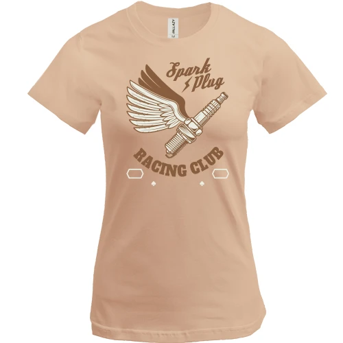 Женская футболка, Белый, Racing Club
