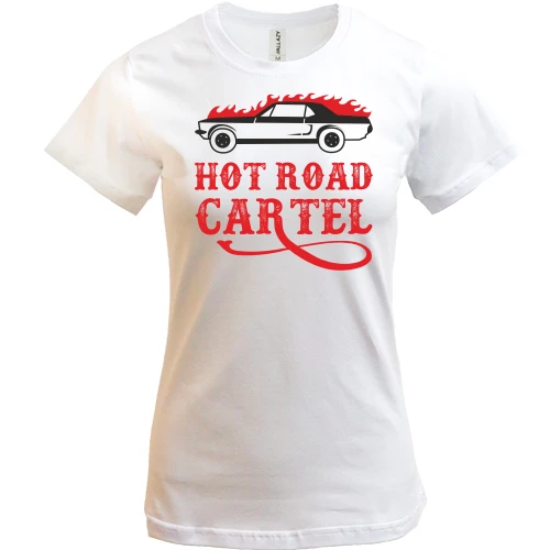 Женская футболка Hot road cartel