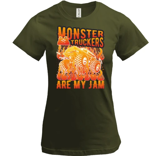 Жіноча футболка Monster Truckers