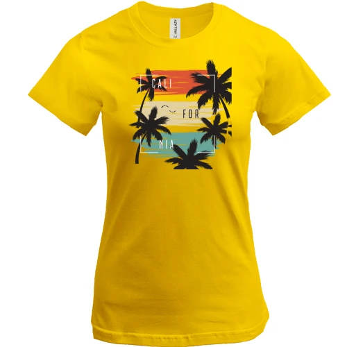 Жіноча футболка Cali For Nia California
