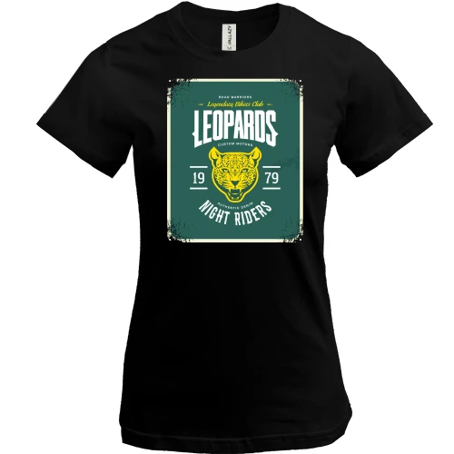 Женская футболка, Черный, Leopards 1979