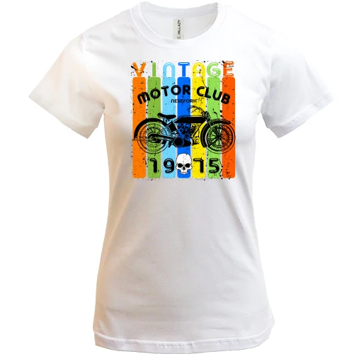 Жіноча футболка Vintage Motor Club