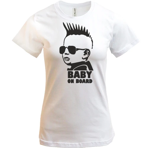 Жіноча футболка Baby on board