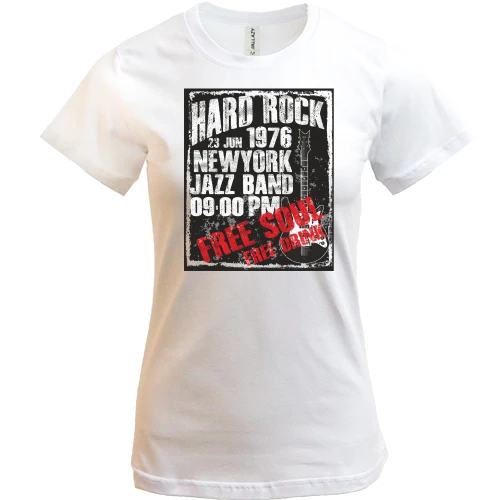 Женская футболка Hard Rock 1976 New York