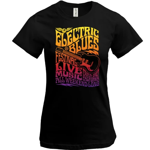 Женская футболка Electric Blues Festival