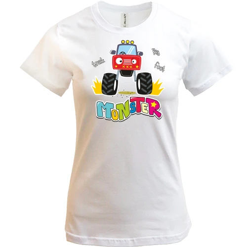 Женская футболка Baby Monster Truck
