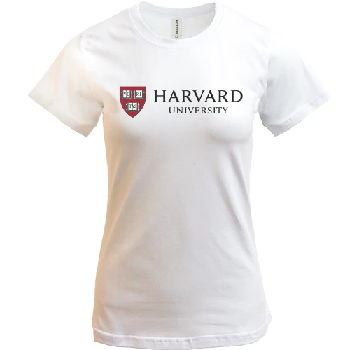 Женская футболка Harvard University