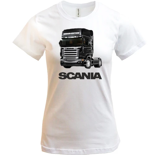 Женская футболка Scania 2