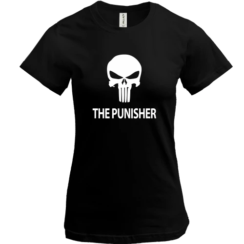 Женская футболка, Синий, Punisher