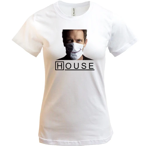 Женская футболка, Белый, Dr. House