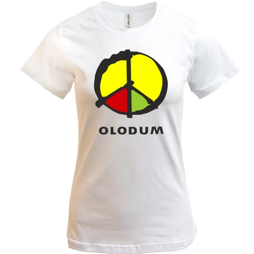 Женская футболка, Бежевый, Olodum