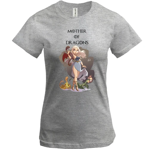 Женская футболка Mother of Dragons art