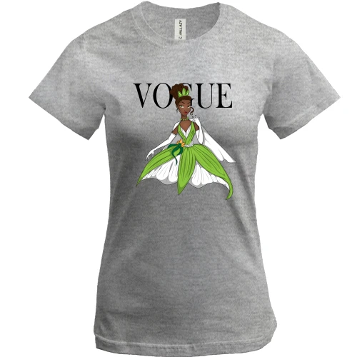Женская футболка, Серый меланж, VOGUE Tiana