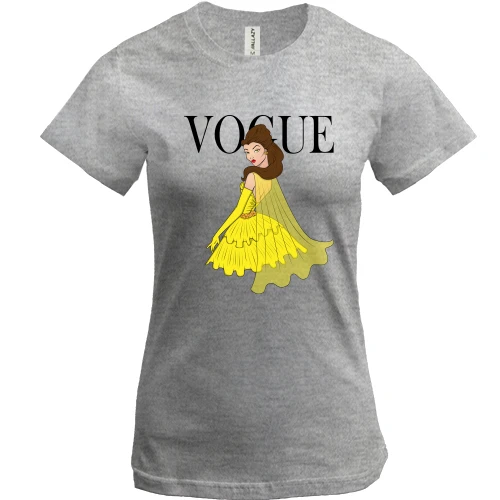Женская футболка, Серый меланж, VOGUE Belle