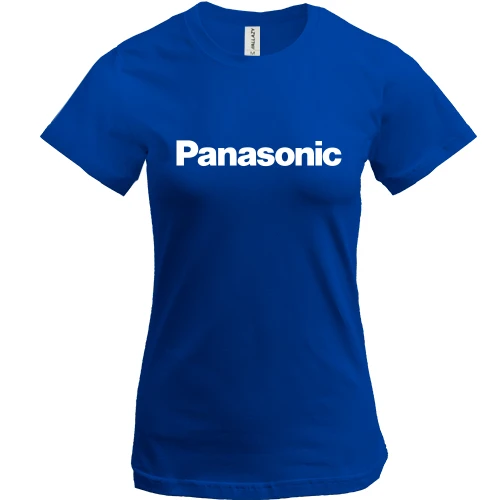Женская футболка, Синий, Panasonic