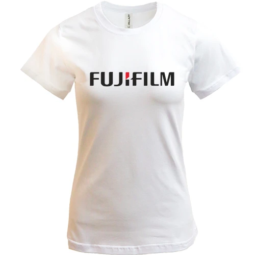 Жіноча футболка, Білий, Fujifilm
