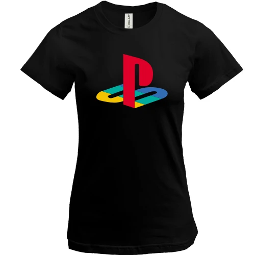 Женская футболка, Черный, Sony Playstation