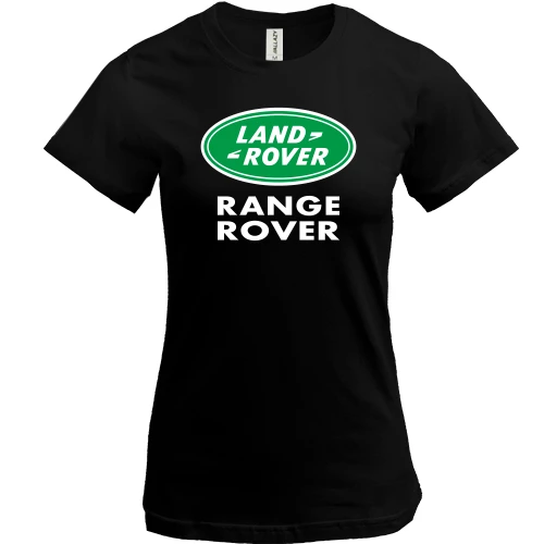 Женская футболка Land rover Range rover