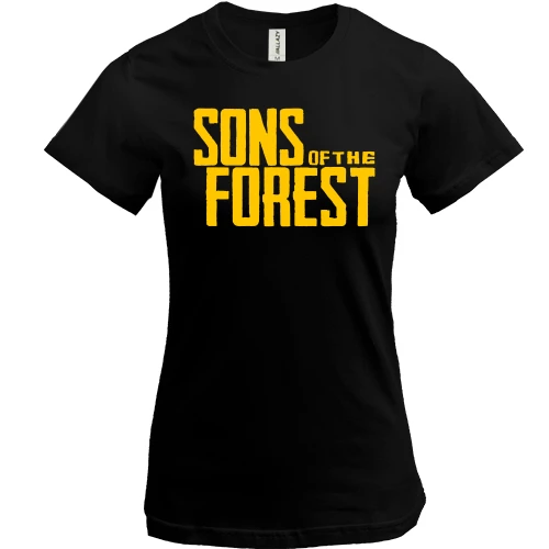 Женская футболка, Черный, Sons of the Forest