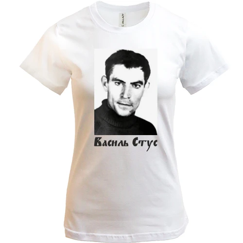 Женская футболка, Белый, Василь Стус
