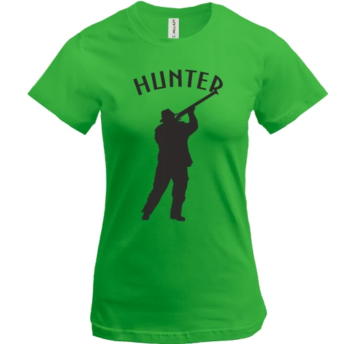 Жіноча футболка, Зелений, HUNTER