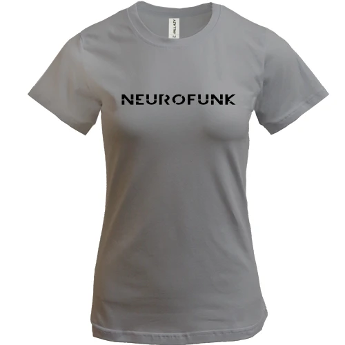 Жіноча футболка, Чорний, Neurofunk