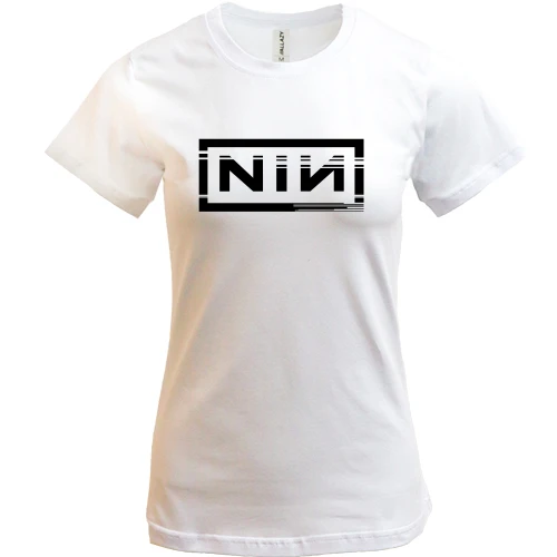 Женская футболка, Белый, Nine Inch Nails 2
